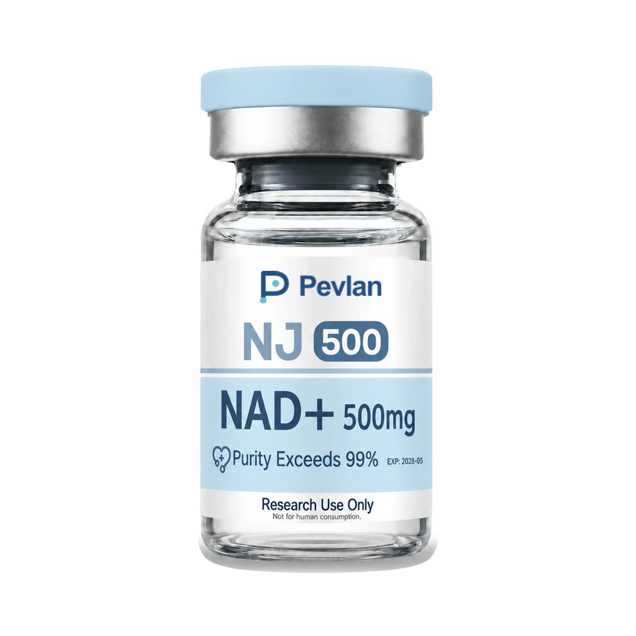 Pevlan NAD+ 500mg research vial