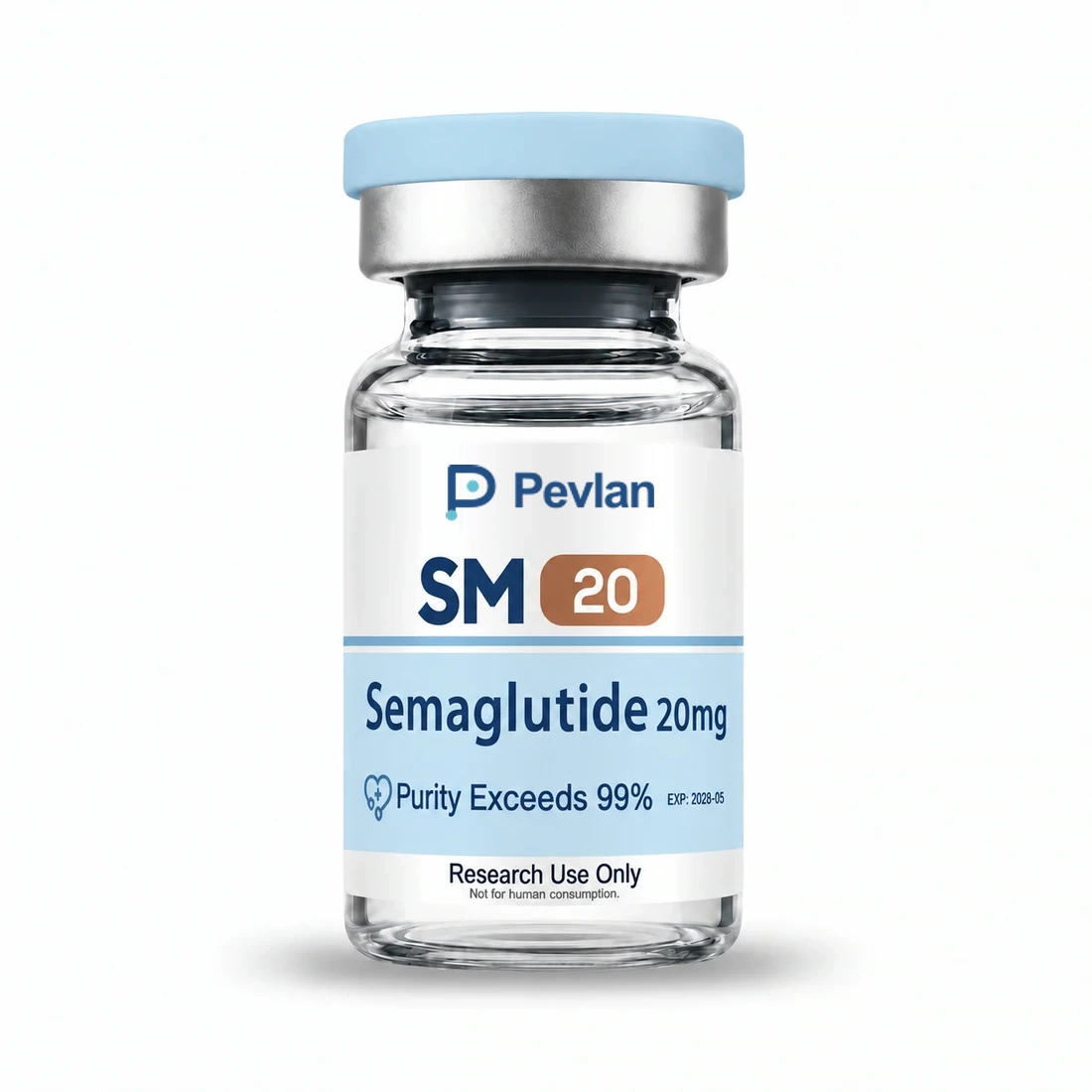 Pevlan Semaglutide 20mg vial